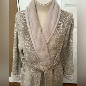 Anne Klein Plush Long Robe